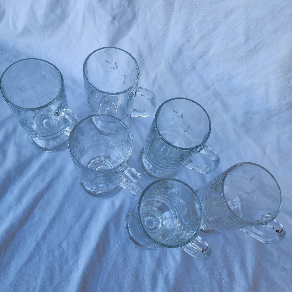 Princess House HERITAGE Glass mugs